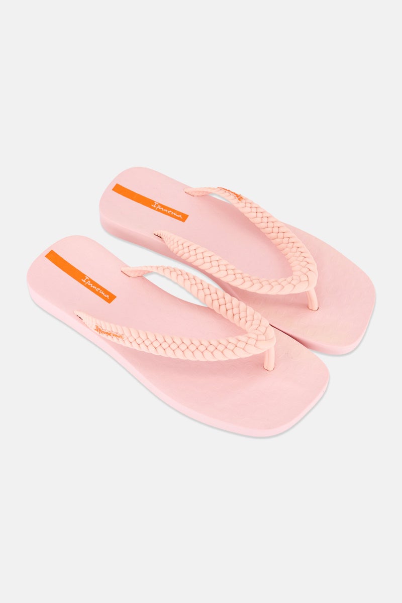 Ipanema Women Fever Trecce Slip On Slippers, Light Pink - Image 4